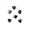 Crystal Lane DIY 2-Strand 7in Opaque Iris Finish Glass Bicone Bead Strands